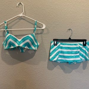 Chevron Two Piece Swimsuit